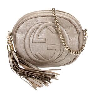 Gucci Mini SoHo Crossbody Chain Bag - Gold